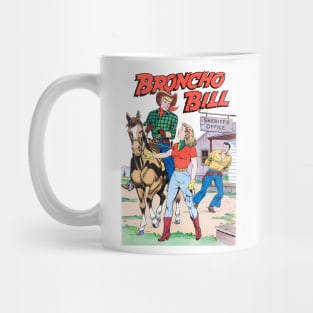 Broncho Bill Prisoner Cowboy Western Retro Comic Mug